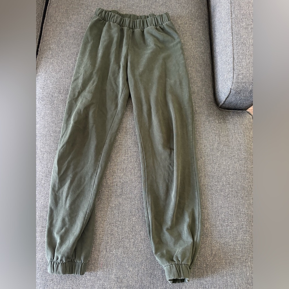 Brandy Melville Dark Green Sweatpants